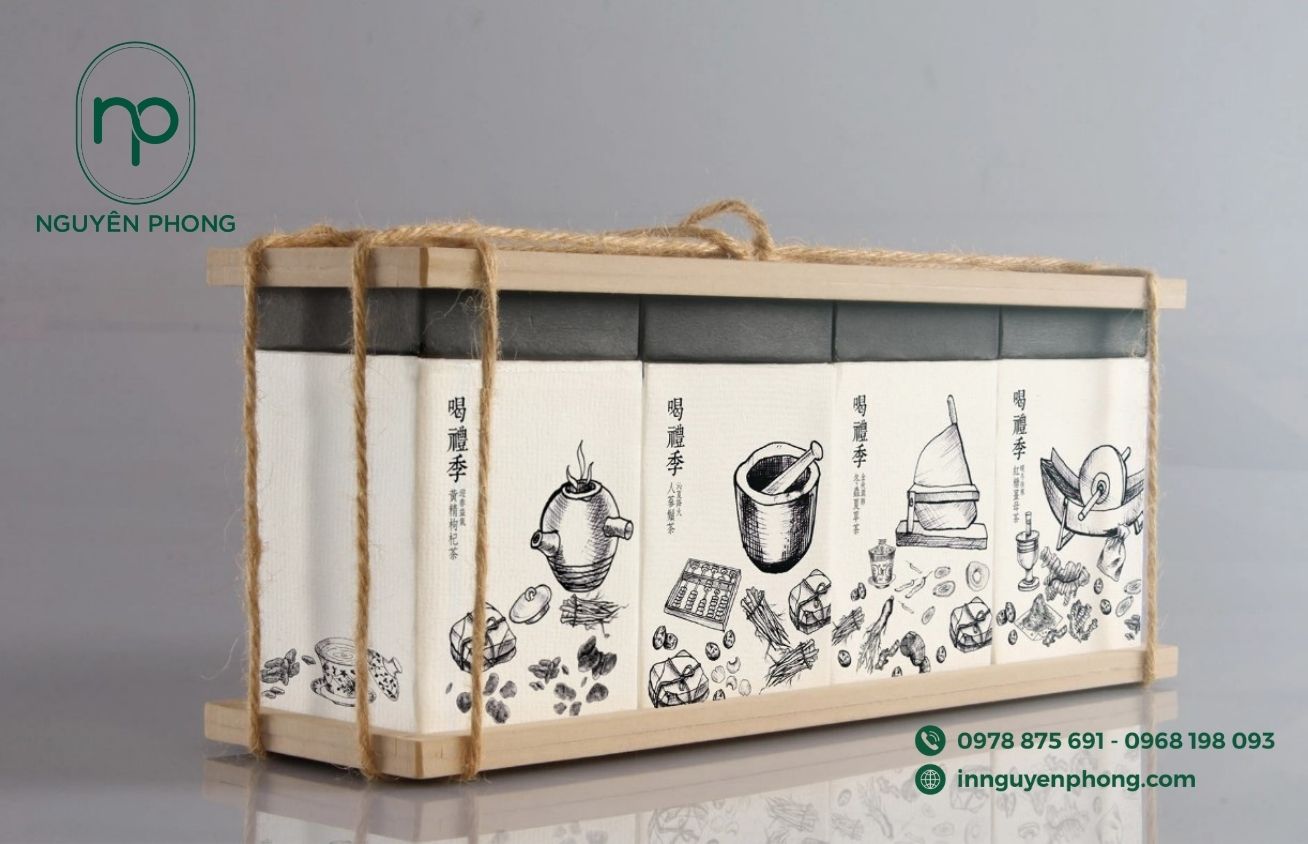 Mẫu logo đông y trên hộp đựng